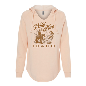 Women’s “Be Idaho” Pullover Hoodie – Soft Fleece Sweatshirt