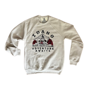 “Camping Sasquatch” Idaho Hoodie – Cozy Adventure Sweatshirt