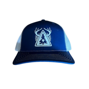 Dark Blue “Be Idaho” Logo Trucker Hat – Mesh Snapback Cap