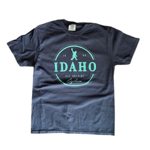 Blue “Peace Sasquatch” Idaho T-Shirt – Unisex Comfort Tee