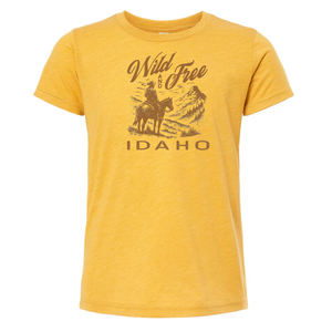Youth “Be Idaho” Crew T-Shirt – Soft Cotton Tee for Kids