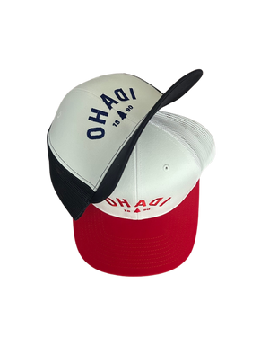 Navy "Idaho” Snapback Trucker Hat